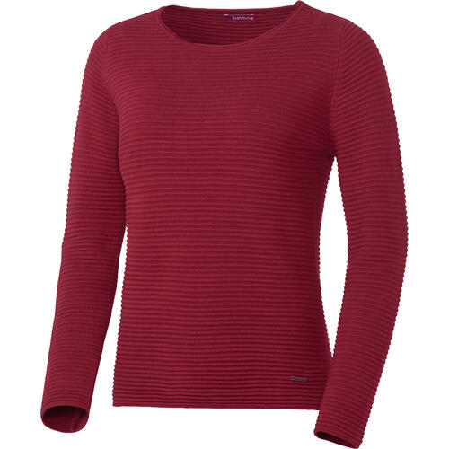 Auf diesem Bild sehen Sie Belmina Damen Reliefpullover in der Farbe