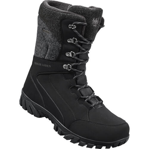 Auf diesem Bild sehen Sie Tiroler Loden Thermostiefel mit Reissverschluss für Damen und Herren in der Farbe
